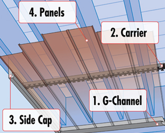 how to install an under deck ceiling system